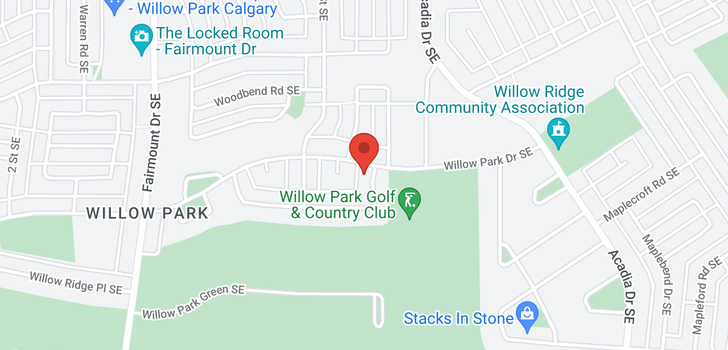 map of 660 Willow Brook Drive SE